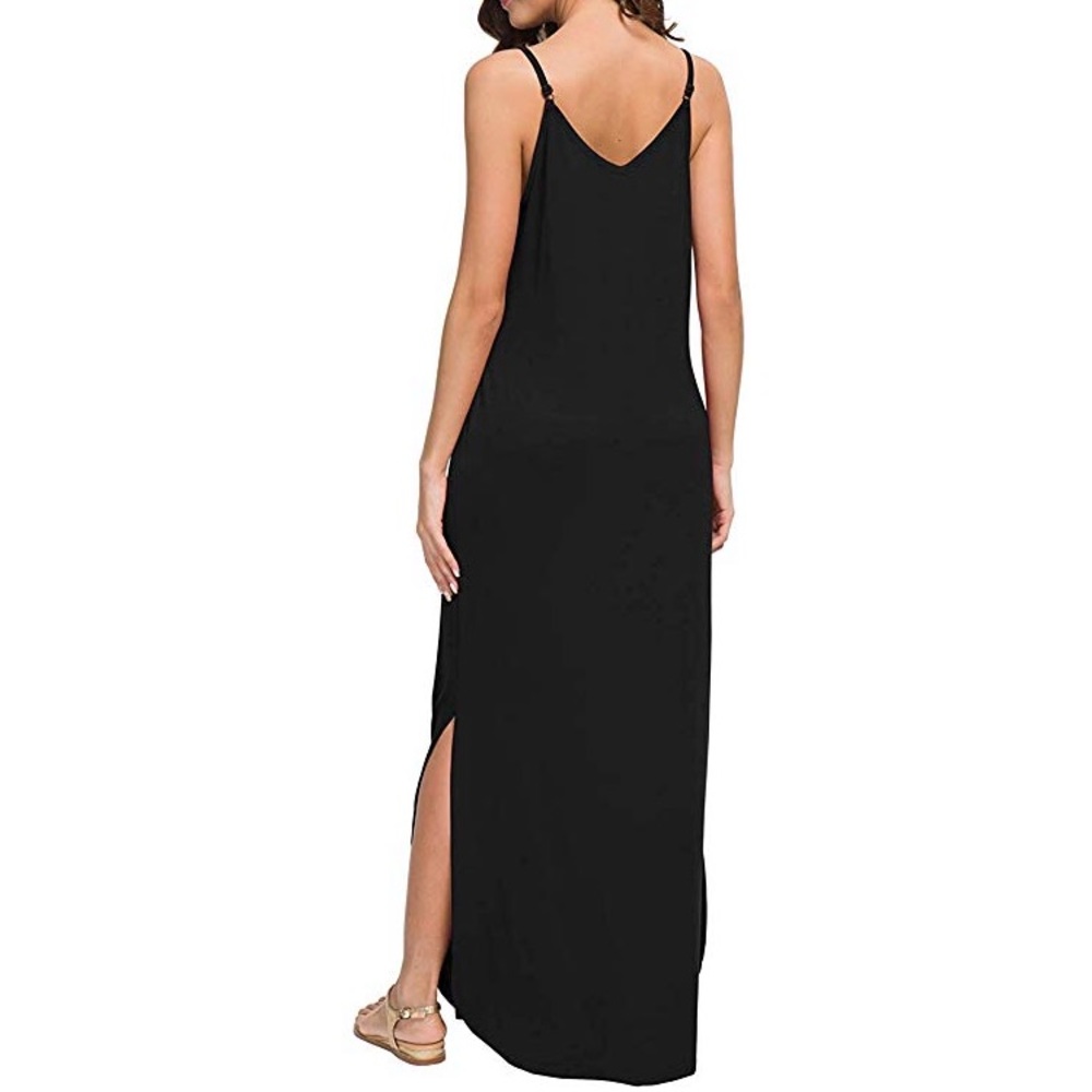 ▪️ZAIA Womens Loose Spaghetti Strap Maxi Dress▪️ - Picture 4 of 4